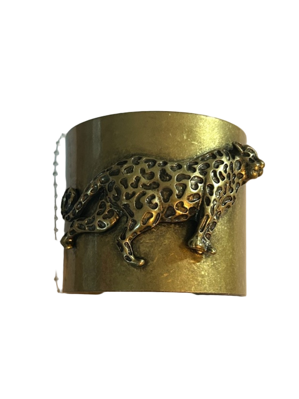 Icing Gold-Tone Leopard Cuff Bracelet